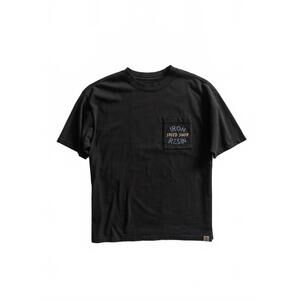 NEW IRON & RESIN men's speed shop pocket tee in black